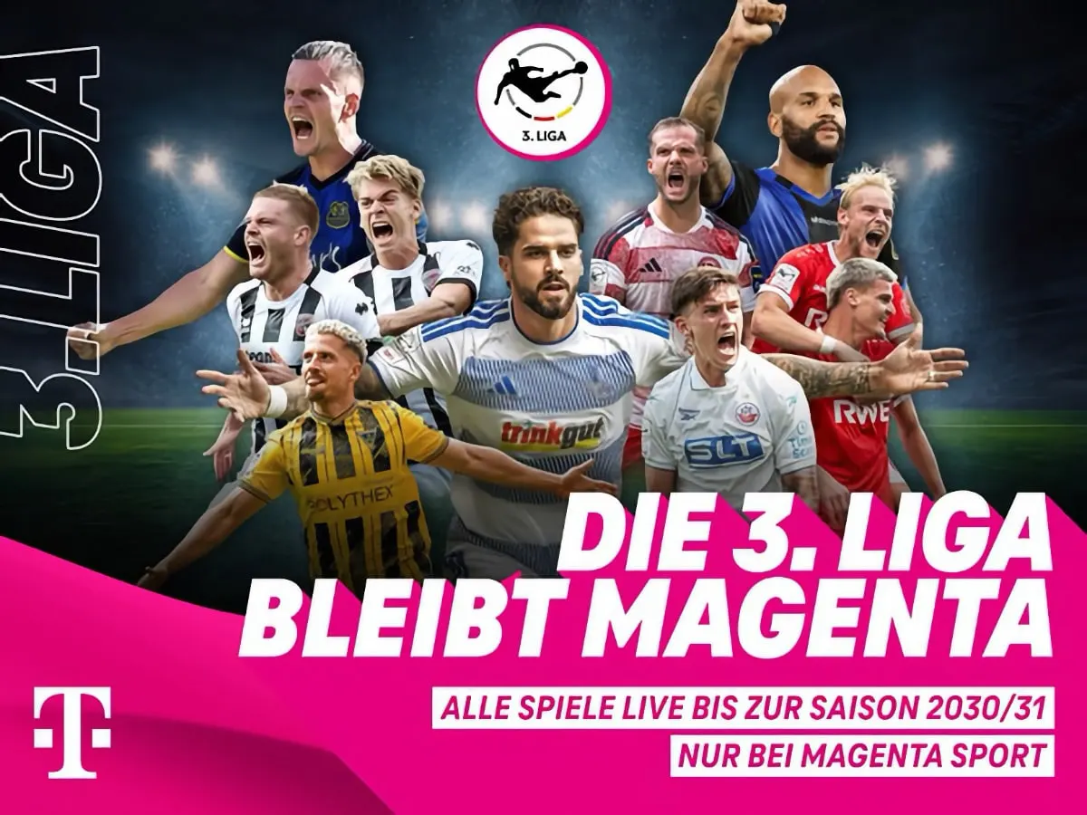 A New Era for the 3. Liga: Telekom Secures Broadcasting Rights Through 2031
